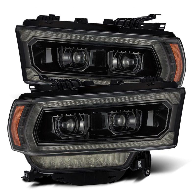 AlphaRex 19-21 Ram 2500 PRO-Series Projector Headlights Plank Style Alpha Black w/Activation Light - Order Your Parts - اطلب قطعك