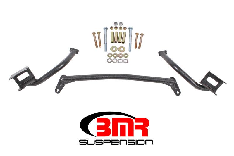 BMR 79-04 Fox Mustang Tubular Style Upper Torque Box Reinforcement Plates - Black Hammertone - Order Your Parts - اطلب قطعك