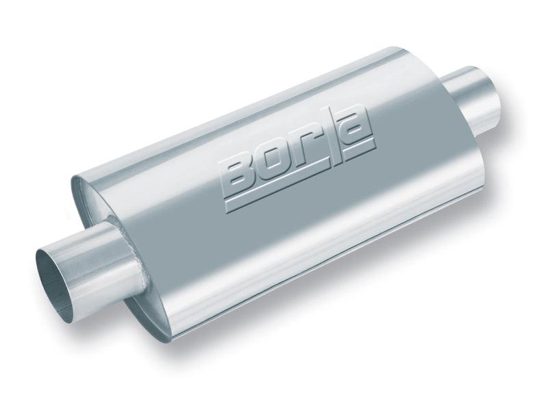 Borla XR-1 Racing Sportsman 2 1/2 inch Outlet / 2 1/2 inch Inlet 16in Case Oval Muffler - Order Your Parts - اطلب قطعك