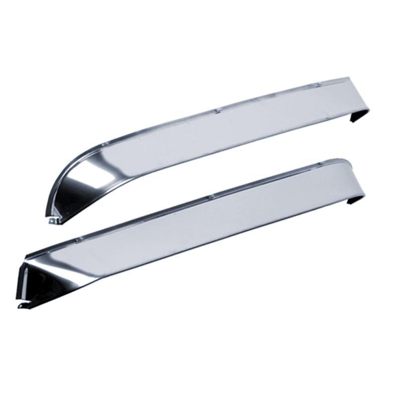 AVS 80-96 Ford Bronco (Installs w/Screws) Ventshade Window Deflectors 2pc - Stainless - Order Your Parts - اطلب قطعك