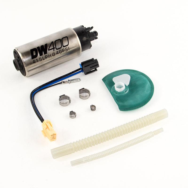 DeatschWerks 415LPH DW400 Fuel Pump w/9-1047 Install Kit 15-17 Ford Mustang V6/GT w/ 1/8in Venturi - Order Your Parts - اطلب قطعك