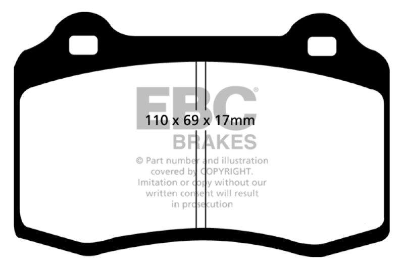 EBC 92-00 Dodge Viper 8.0 Yellowstuff Front Brake Pads - Order Your Parts - اطلب قطعك