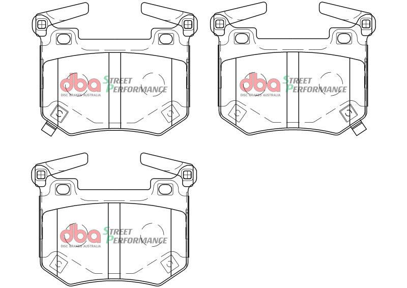 DBA 2018+ Kia Stinger V6 Twin Turbo SP Performance Rear Brake Pads - Order Your Parts - اطلب قطعك