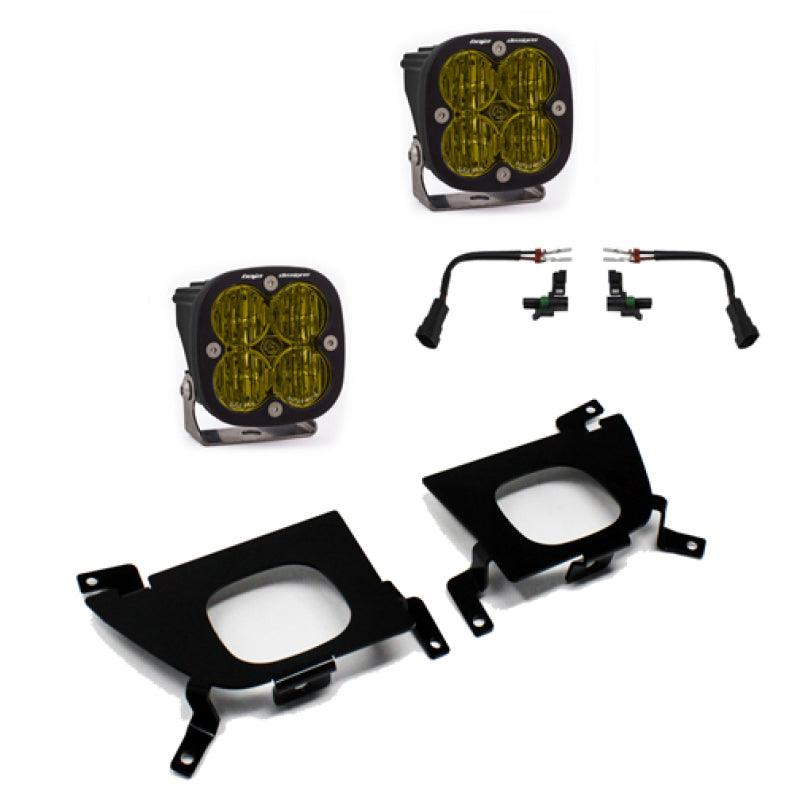 Baja Designs 2019+ Chevy Silverado 1500/2500/2500 HD SAE Amber Fog Pocket Kit - Order Your Parts - اطلب قطعك
