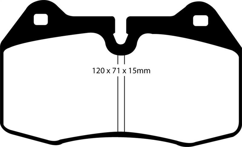 EBC 03-04 Infiniti G35 3.5 (Manual) (Brembo) Yellowstuff Front Brake Pads - Order Your Parts - اطلب قطعك
