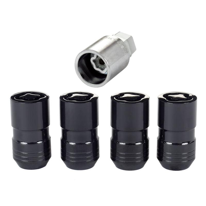 McGard Wheel Lock Nut Set - 4pk. (Cone Seat) M14X1.5 / 21mm & 22mm Dual Hex / 1.639in. L - Black - Order Your Parts - اطلب قطعك