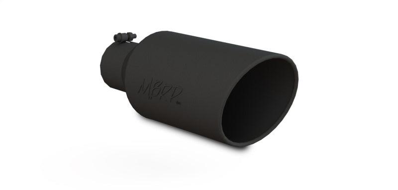 MBRP Universal Exhaust Tip 7in O.D. Rolled End 4in Inlet 18in Length - Black - Order Your Parts - اطلب قطعك