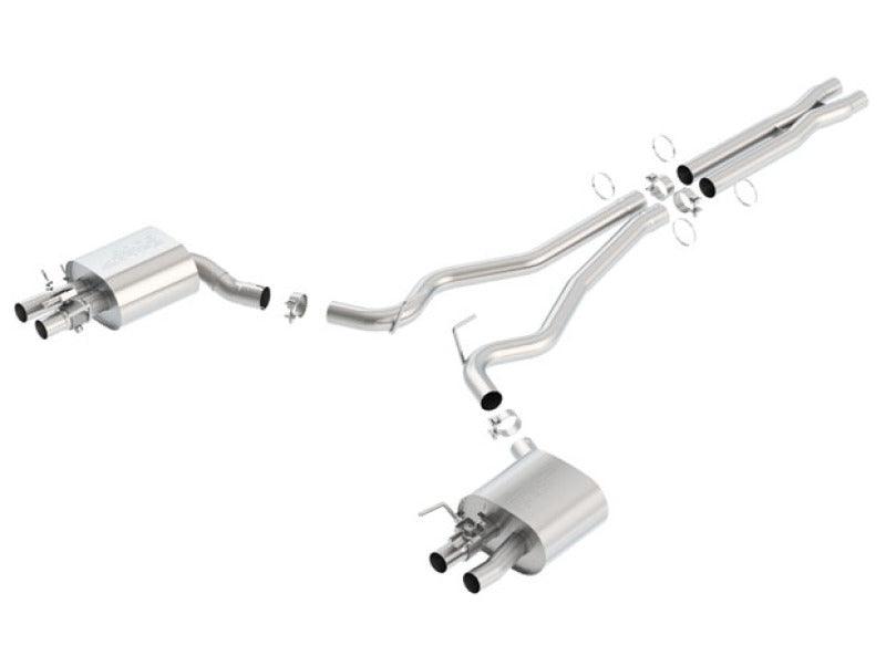 Borla 15-16 Ford Mustang Shelby GT350 5.2L ATAK Cat Back Exhaust (Uses Factory Valence) - Order Your Parts - اطلب قطعك