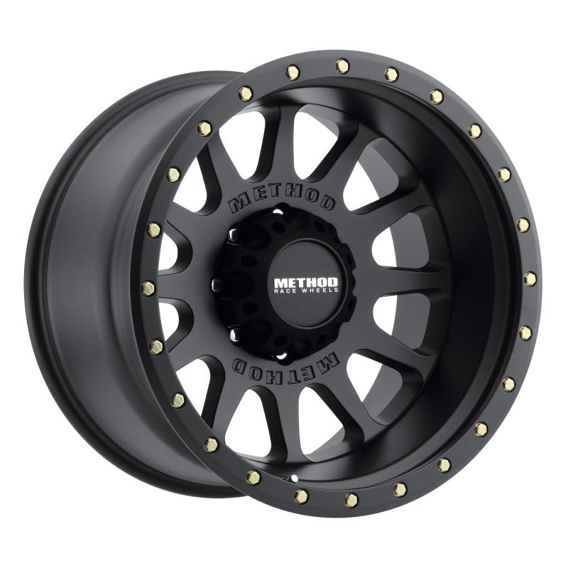 Method MR605 NV 20x10 -24mm Offset 8x6.5 121.3mm CB Matte Black Wheel - Order Your Parts - اطلب قطعك