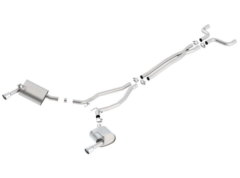 Borla 14-15 Camaro 3.6L V6 Single Split Rear Exit Touring Catback Exhaust - Order Your Parts - اطلب قطعك