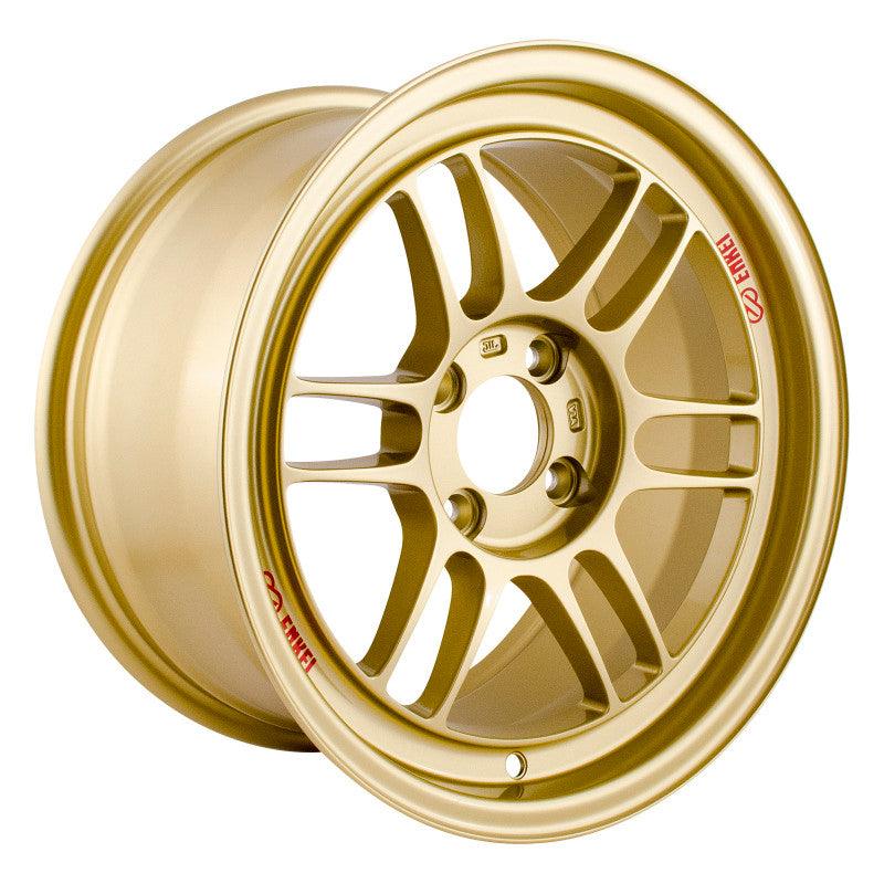 Enkei RPF1 15x8 4x100 28mm Offset 75mm Bore Gold Wheel - Order Your Parts - اطلب قطعك
