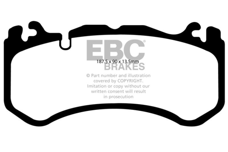 EBC 08-13 Mercedes-Benz C63 AMG (W204) 6.2 Redstuff Front Brake Pads - Order Your Parts - اطلب قطعك
