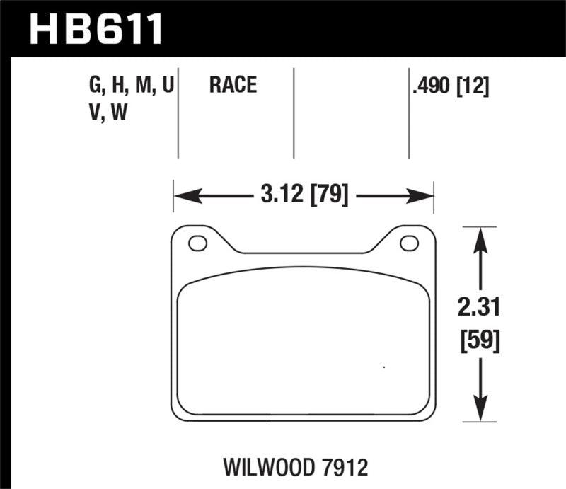 Hawk Willwood 7912 DTC-60 Race Brake Pads - Order Your Parts - اطلب قطعك