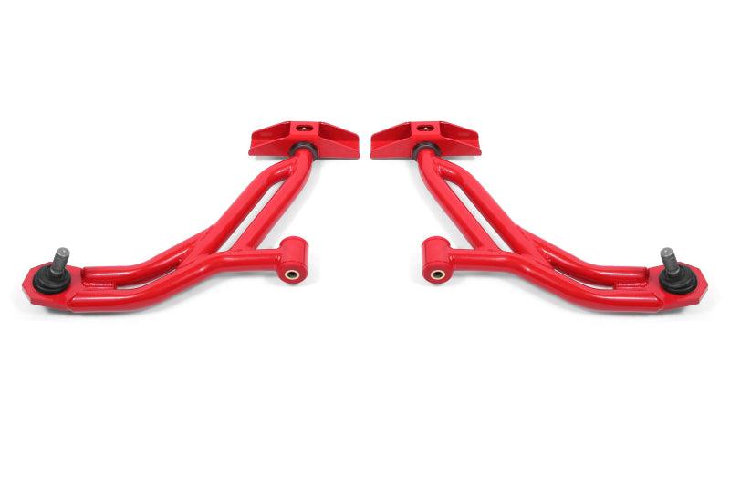 BMR 10-14 Ford Mustang / Shelby GT500 Non-Adj. Lower A-Arms (Poly/Delrin) - Red - Order Your Parts - اطلب قطعك