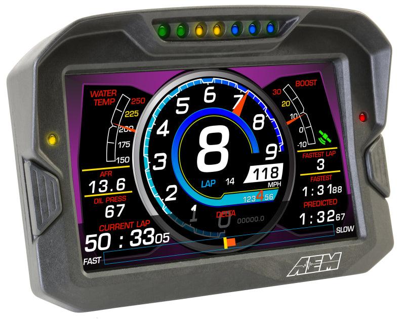 AEM CD-7 Non Logging GPS Enabled Race Dash Carbon Fiber Digital Display w/o VDM (CAN Input Only) - Order Your Parts - اطلب قطعك