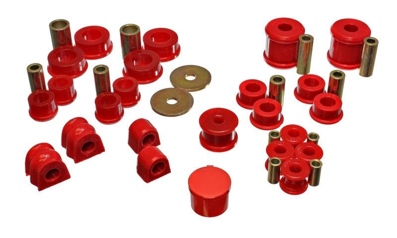 Energy Suspension 02-06 Subaru Impreza/WRX Red Hyper-Flex Master Bushing Set - Order Your Parts - اطلب قطعك