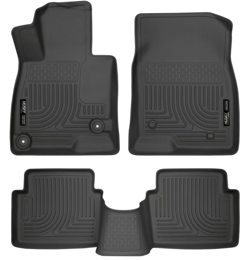Husky Liners WeatherBeater 14 Mazda 3 Hatch&Sedan Front & Second Row Black Floor Liners - Order Your Parts - اطلب قطعك